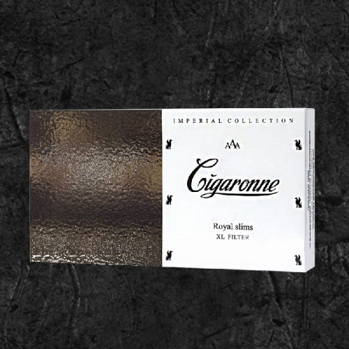 Cигареты Сигарон Роял Слимс Белый (Cigaronne Royal Slims XL White)